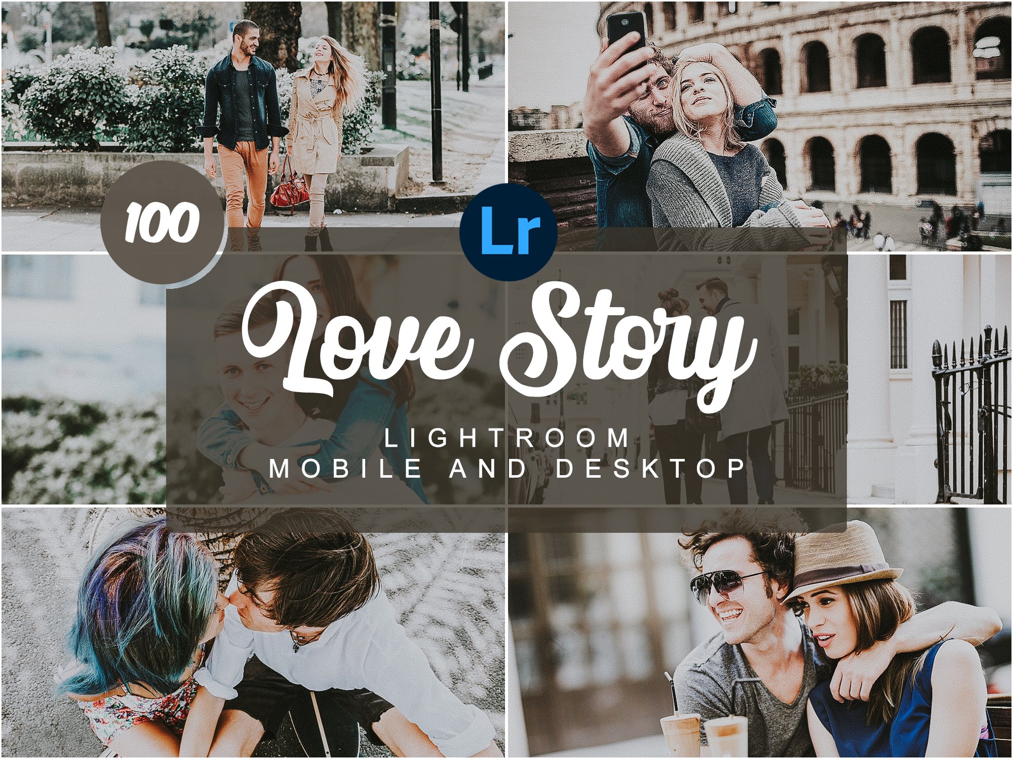 Love Story Mobile and Desktop PRESETcover image.