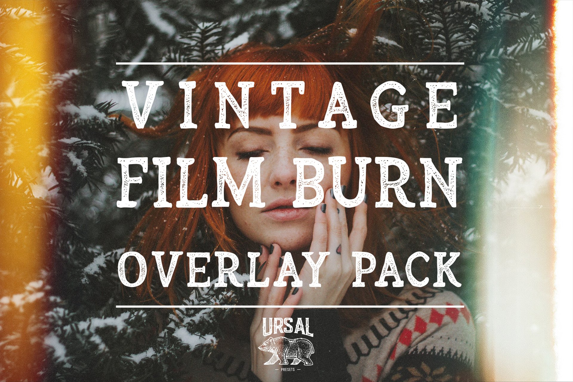 Vintage Film Burn Overlay Packcover image.