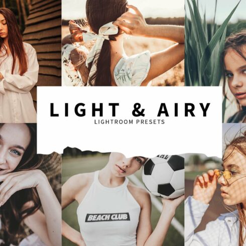 10 Light & Airy Lightroom Presetscover image.