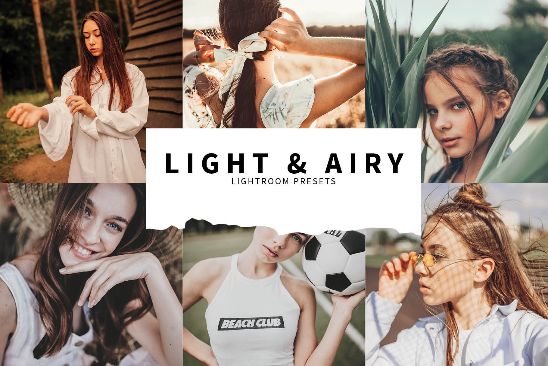 10 Light & Airy Lightroom Presetscover image.