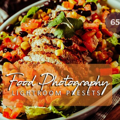 65 Food Photography Lightroom Presetcover image.