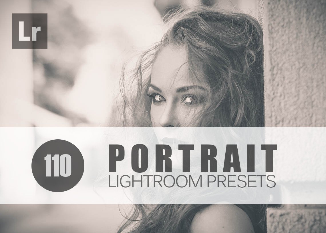 Potrait Lightroom Presets bundlecover image.