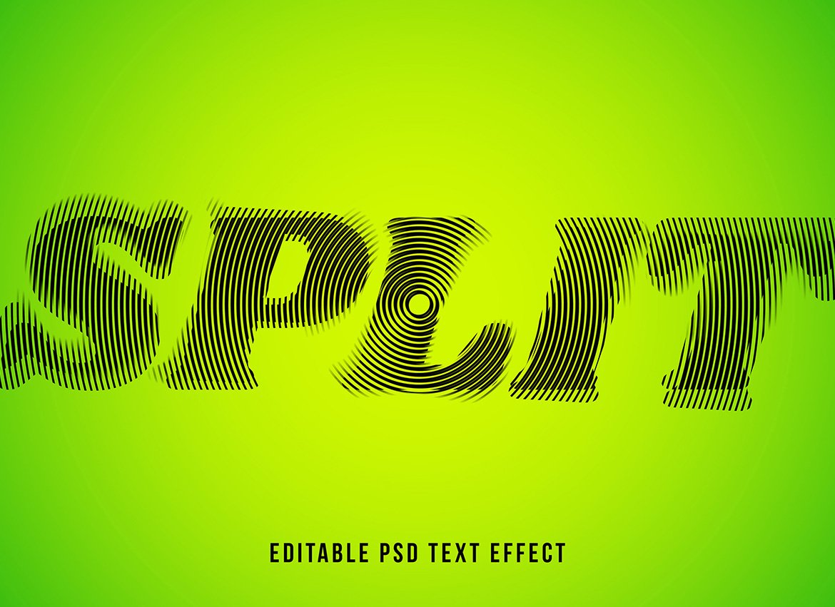 Text Effect Abstract Spinningpreview image.