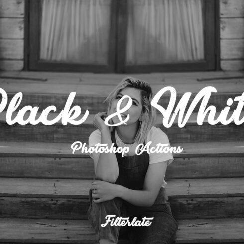 Black & White - Photoshop Actionscover image.