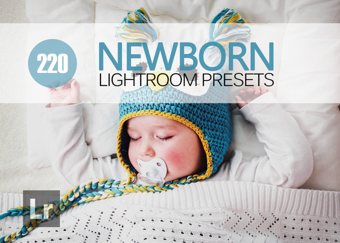 Newborn Lightroom Presets bundlecover image.