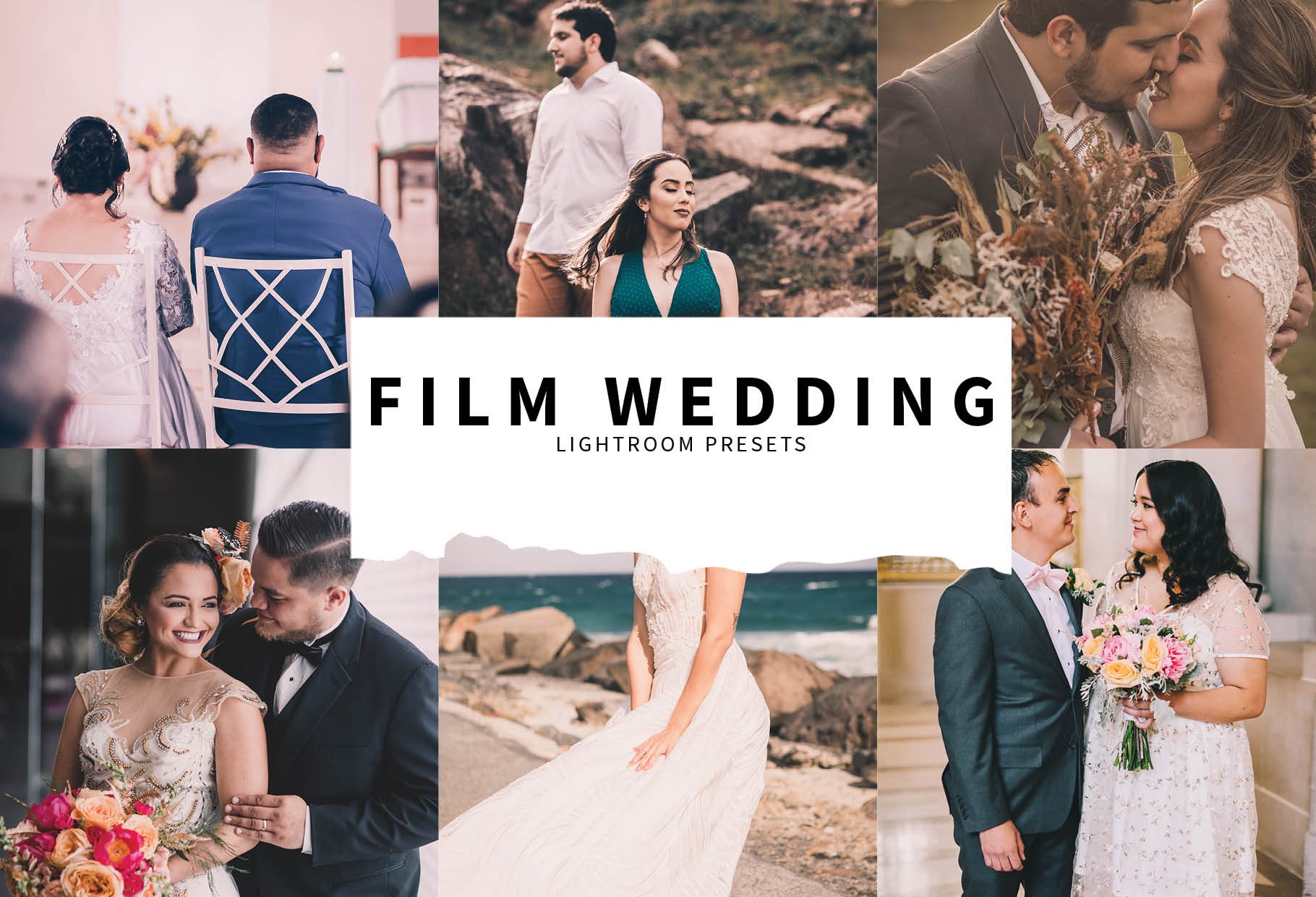 10 Film Wedding Lightroom Presetscover image.