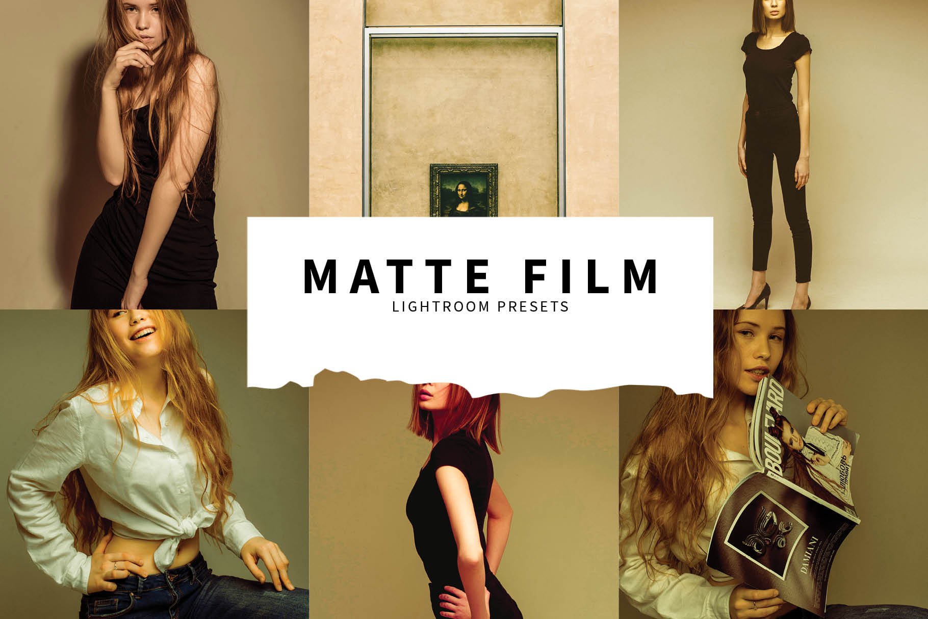 10 Matte Film Lightroom Presetscover image.