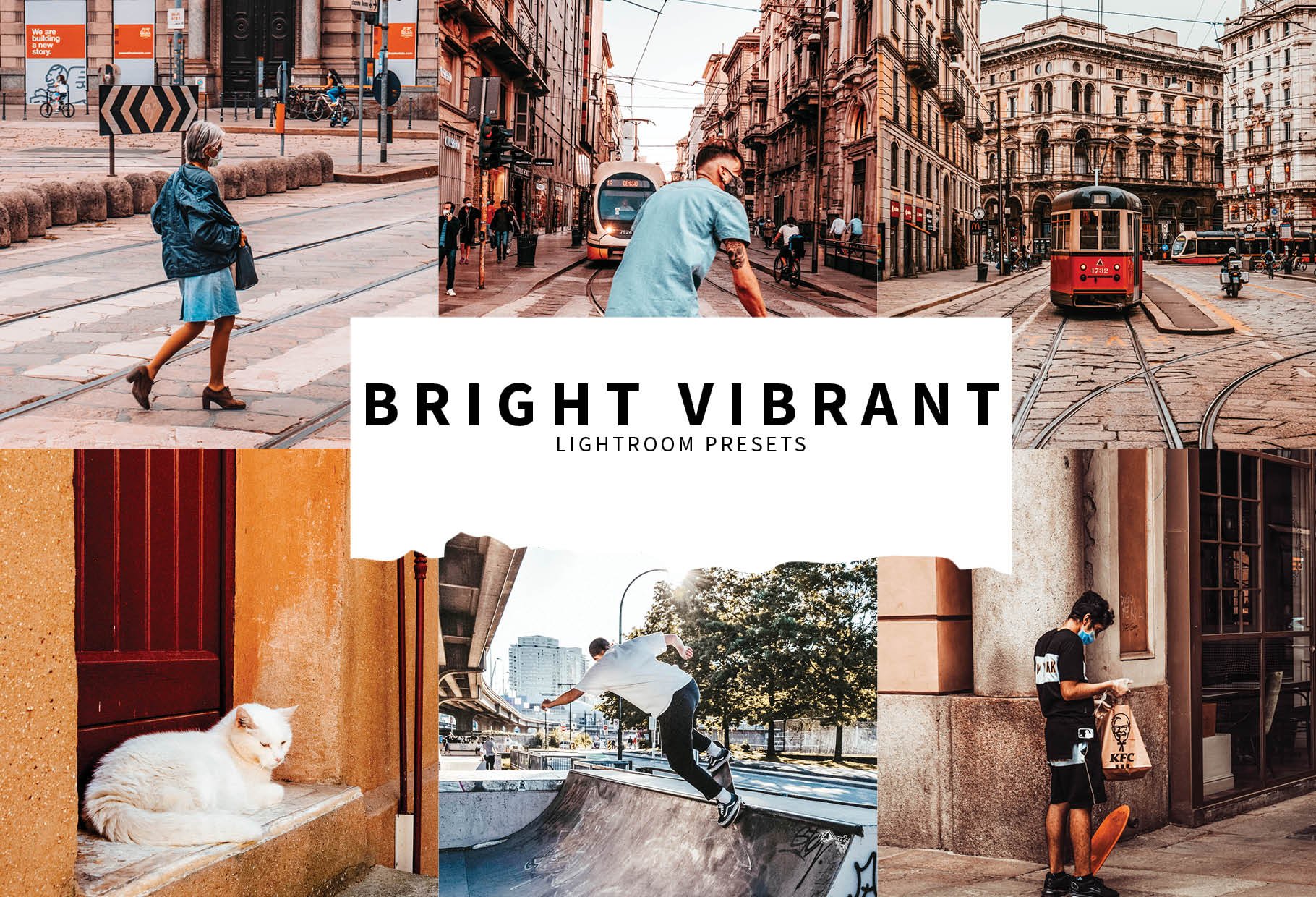 10 Bright Vibrant Lightroom Presetscover image.