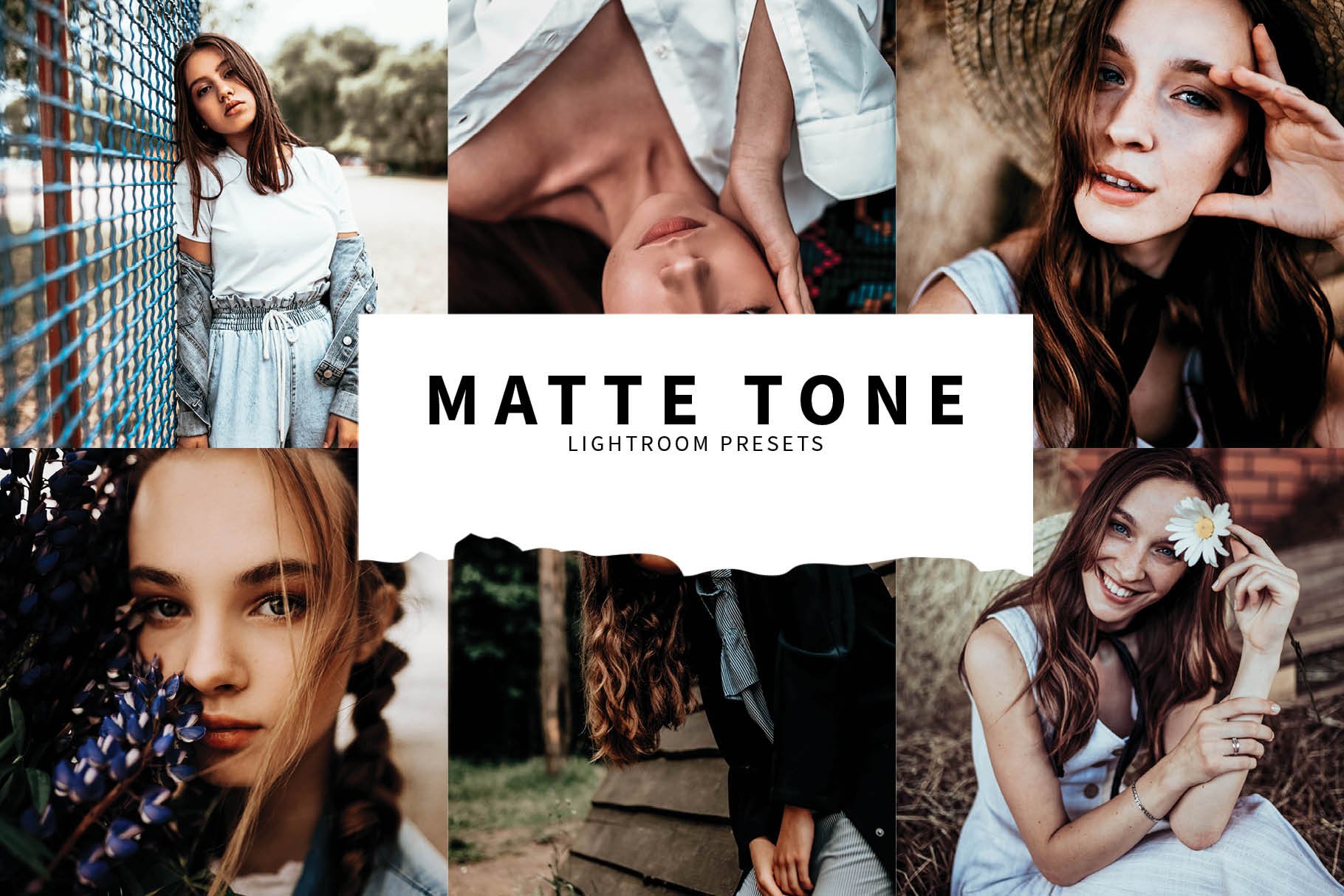 10 Matte Tone Lightroom Presetscover image.