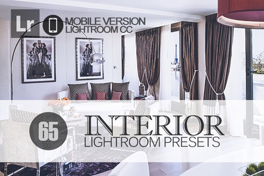 Interior Lightroom Mobile Presetscover image.