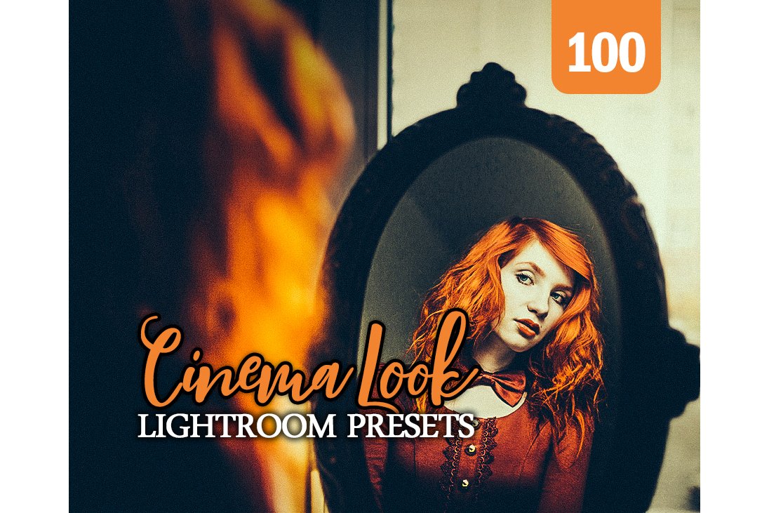 100 Cinema Look Lightroom Presetscover image.