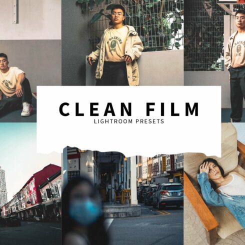 10 Clean Film Lightroom Presetscover image.