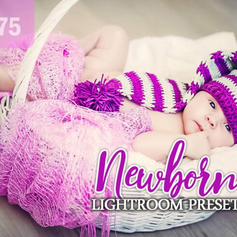 75 Newborn Lightroom Presetscover image.