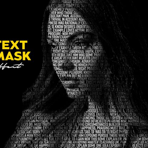 Text Mask Photo Effectcover image.