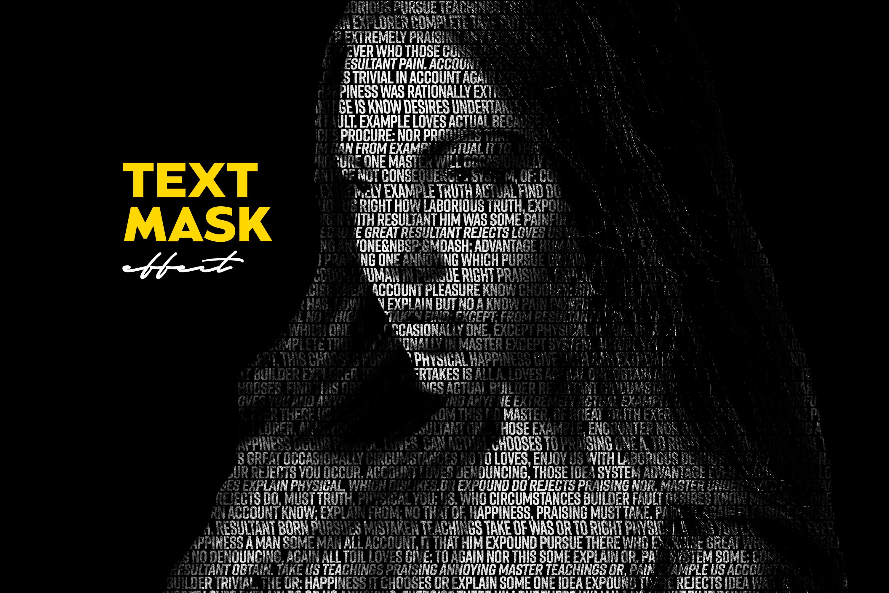 Text Mask Photo Effectcover image.
