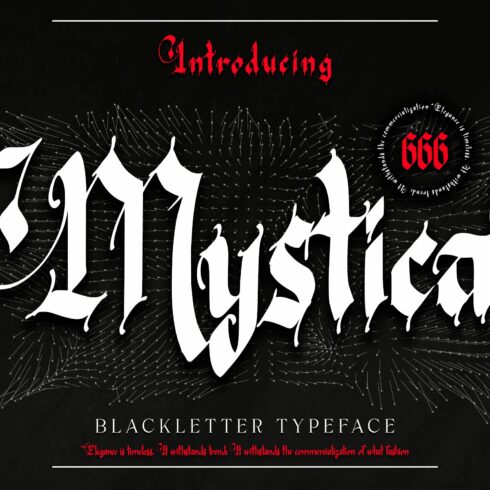 Mystical - Blackletter cover image.