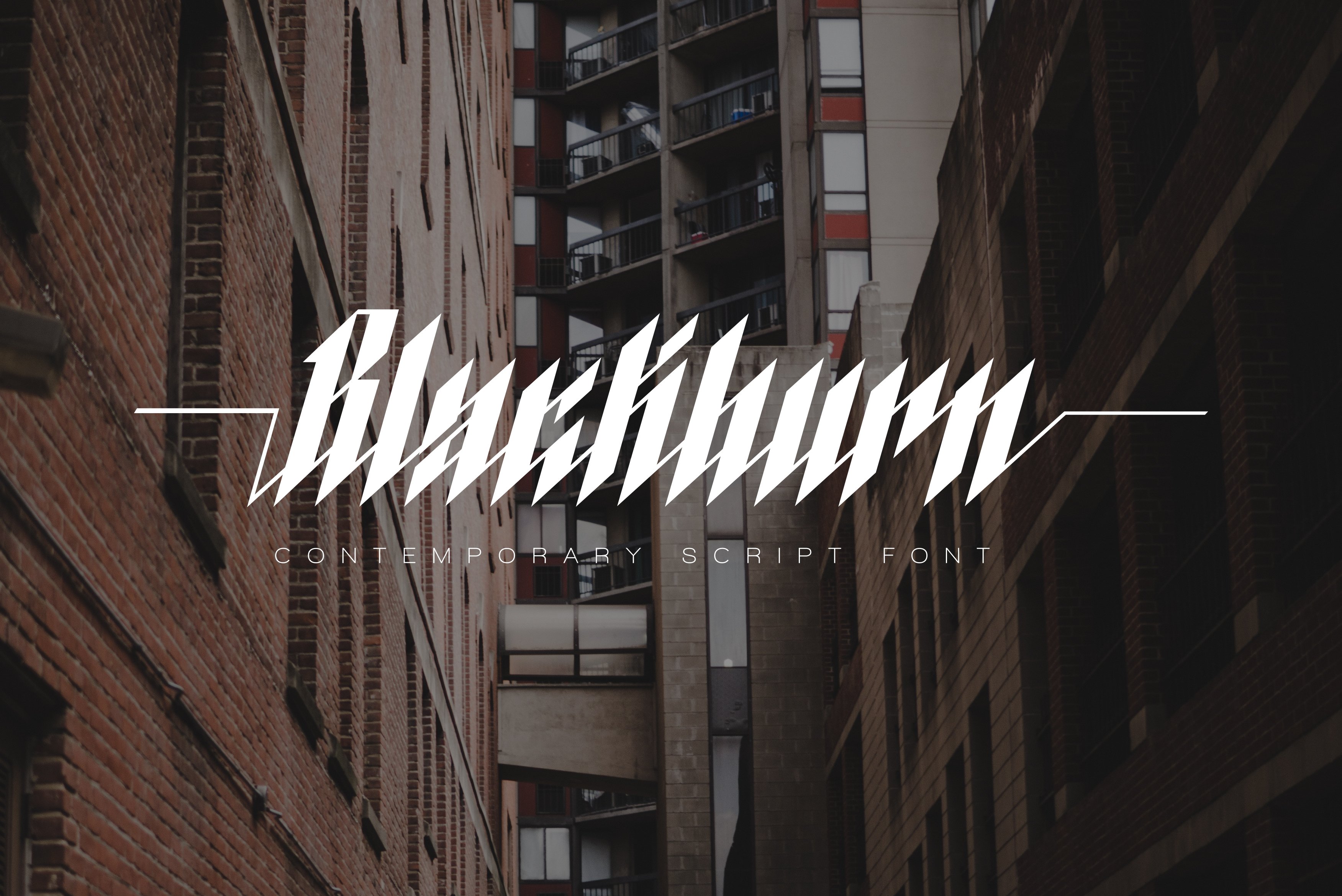 Blackburn - Modern Blackletter Font cover image.