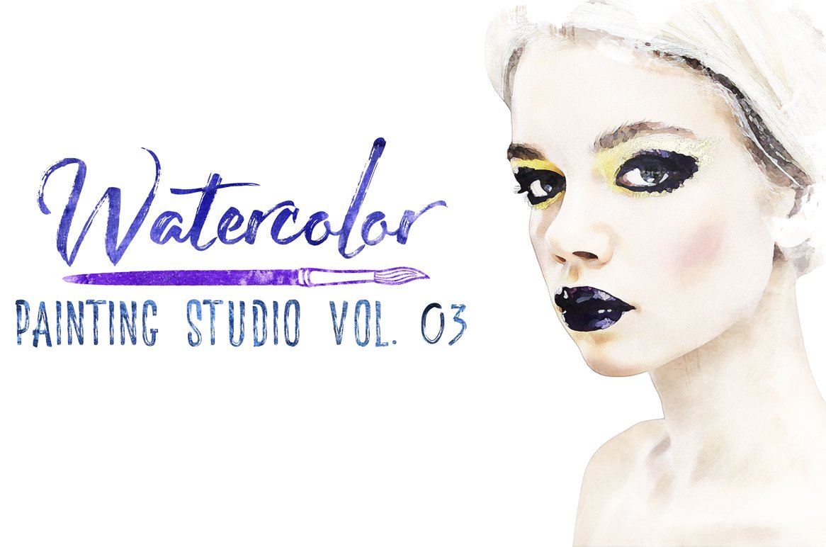 Watercolor Painting Studio Vol. 03cover image.