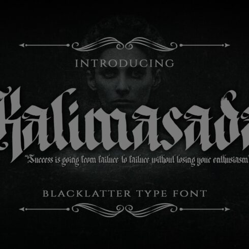 Kalimasada - Blackletter Type Font cover image.
