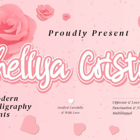 Shellya Cristin - Modern Script font cover image.