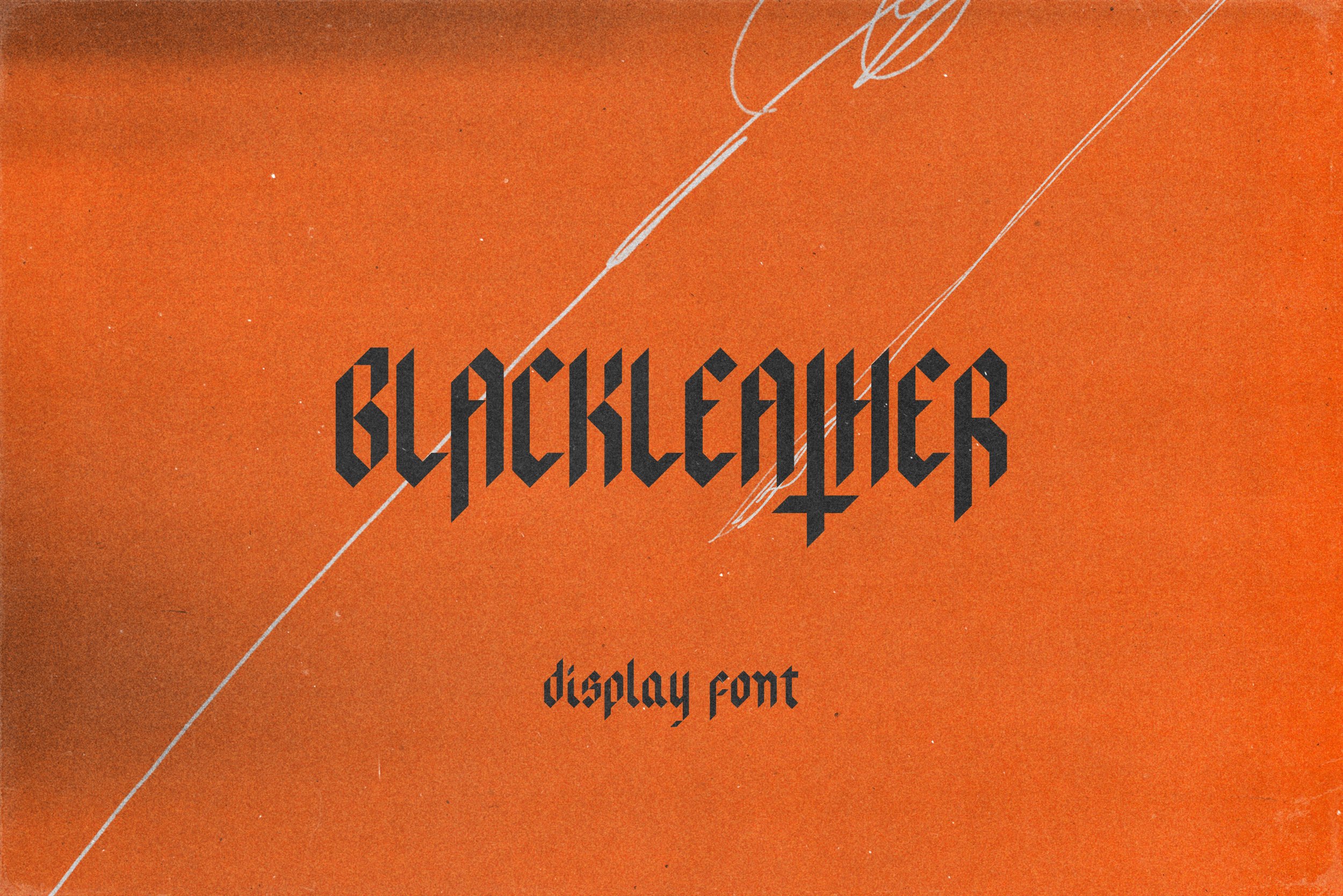 Blackleather – Display Typeface cover image.