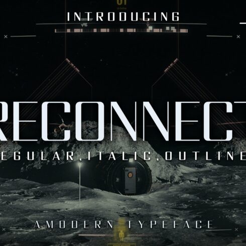 Reconnect - A Modern Typeface cover image.