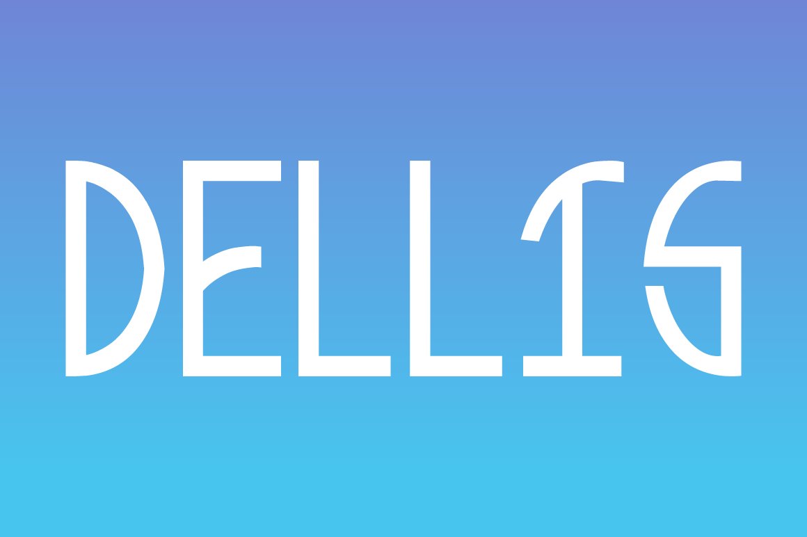 Dellis Typeface cover image.