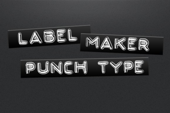 Label Maker Punch Typecover image.