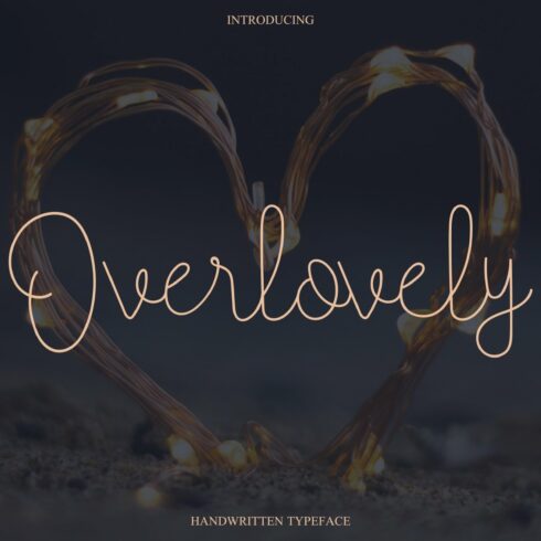 Overlovely Handwritten Typeface cover image.