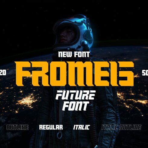 Fromeis - Future Font cover image.