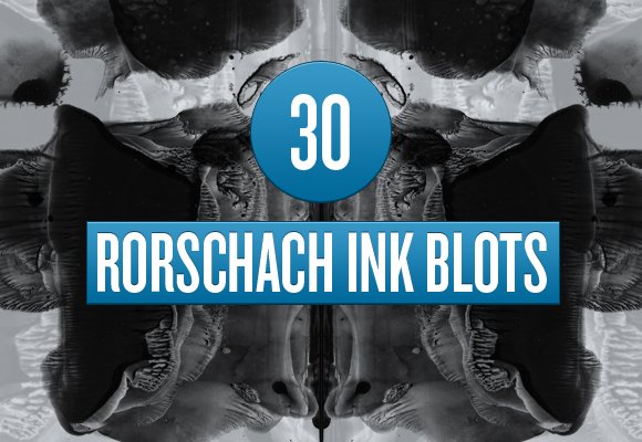 RORSCHACH INK BLOT PHOTOSHOP BRUSHEScover image.