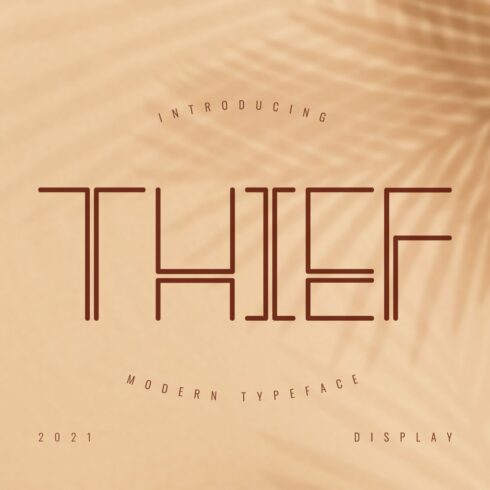Thief Modern Typeface cover image.