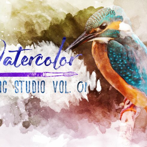 Watercolor Painting Studio Vol. 01cover image.