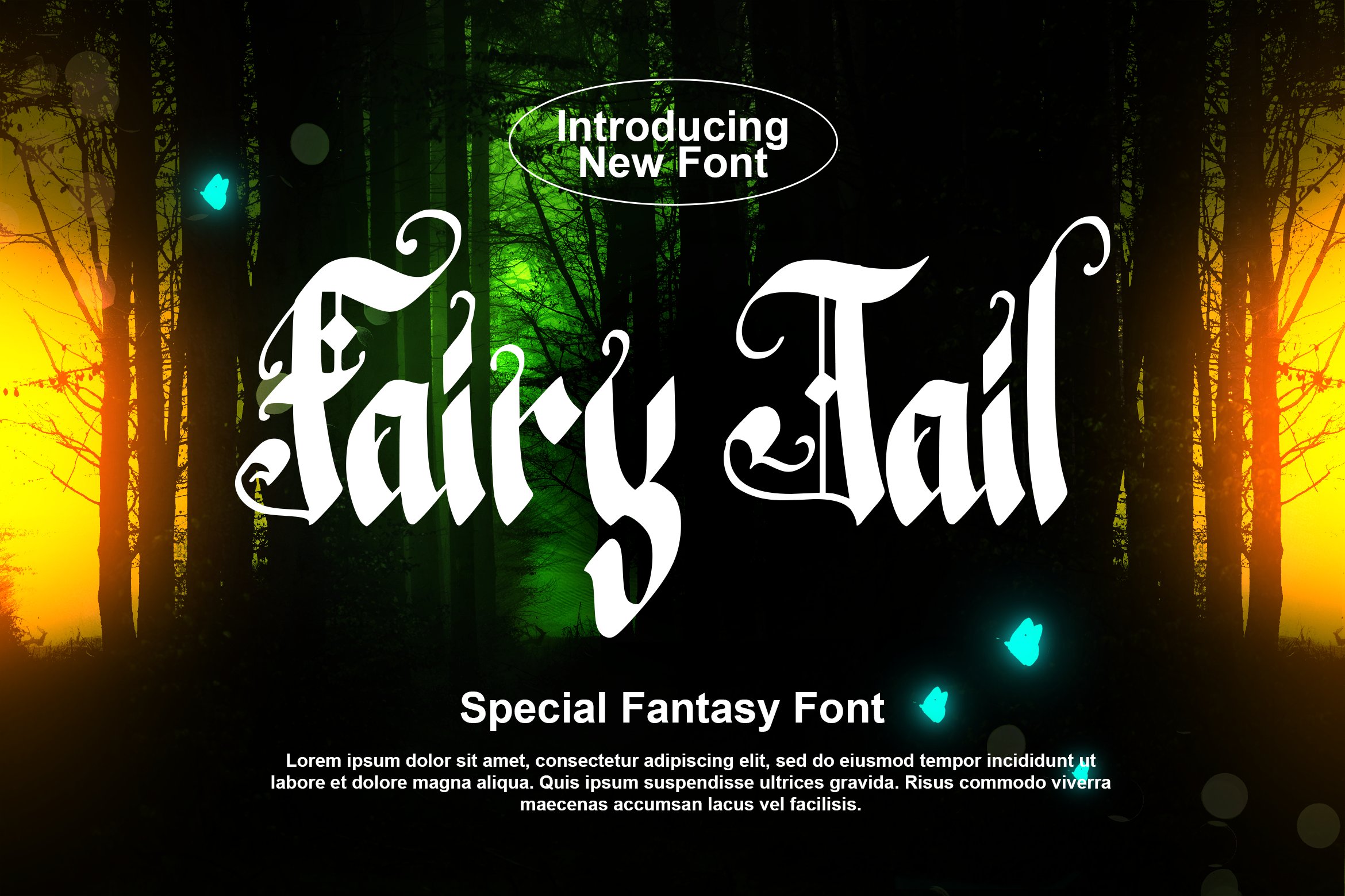 Fairy Tail - Special Fantasy Font cover image.