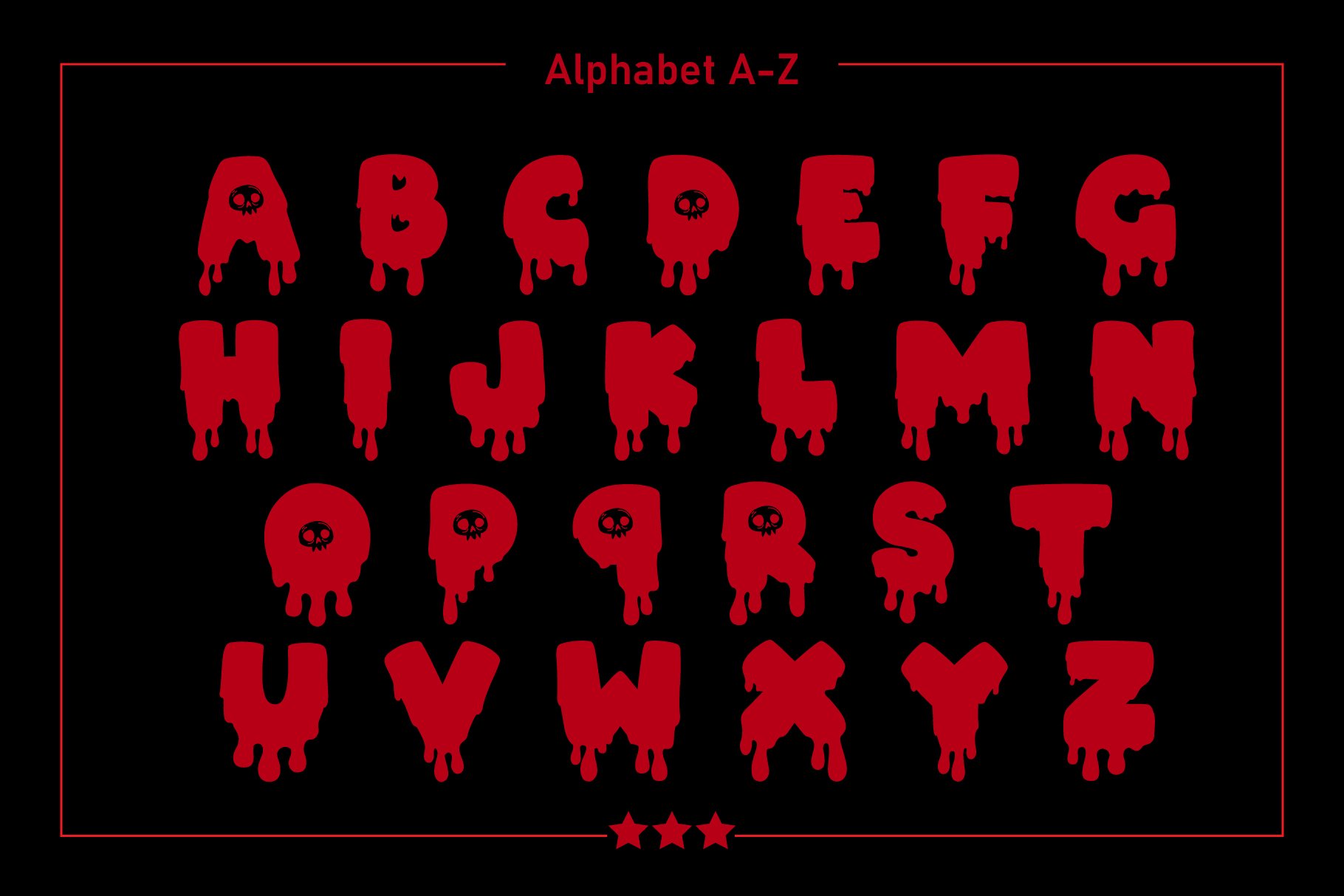 Demon Fonts preview image.