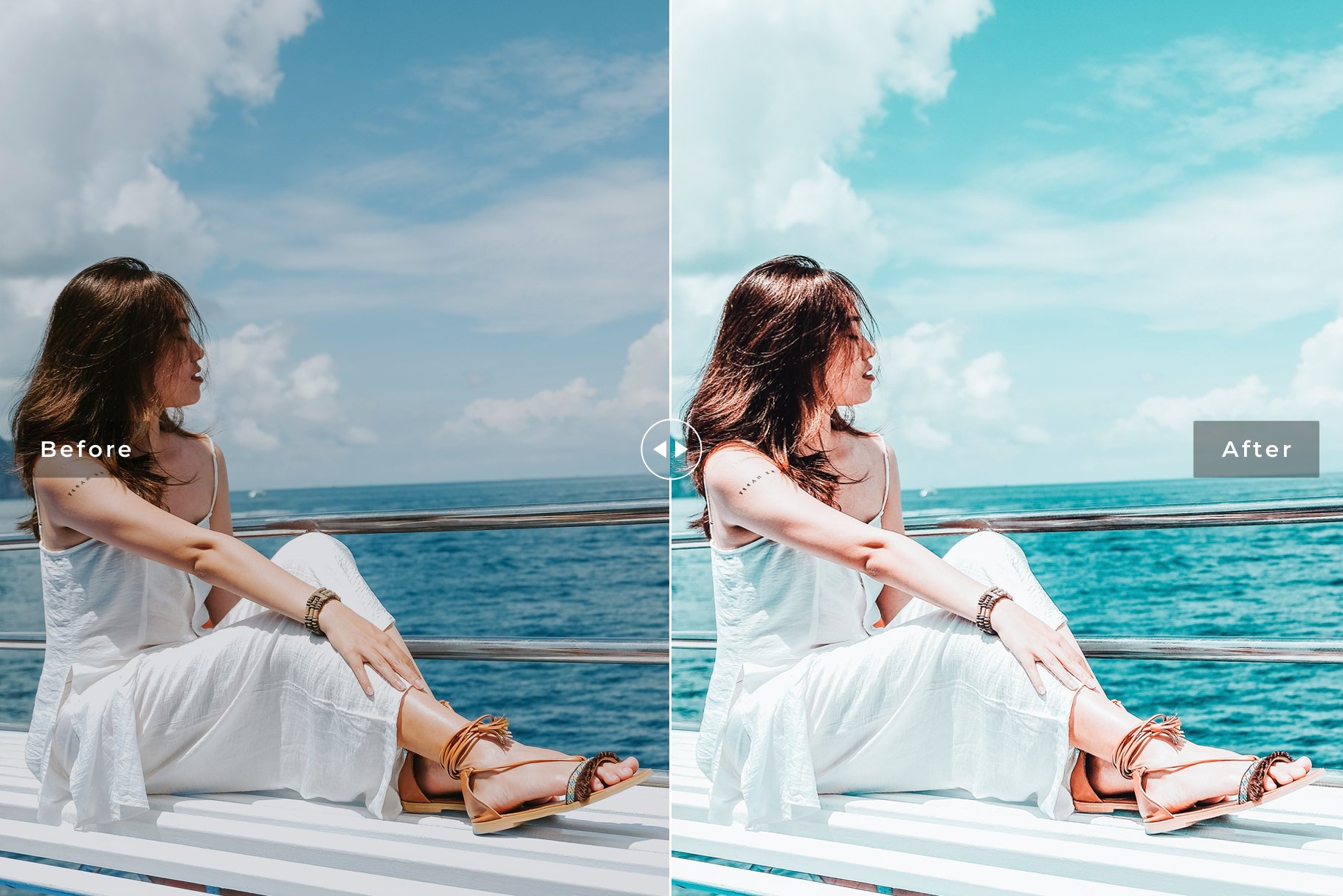 Tahiti Lightroom Presets Packpreview image.
