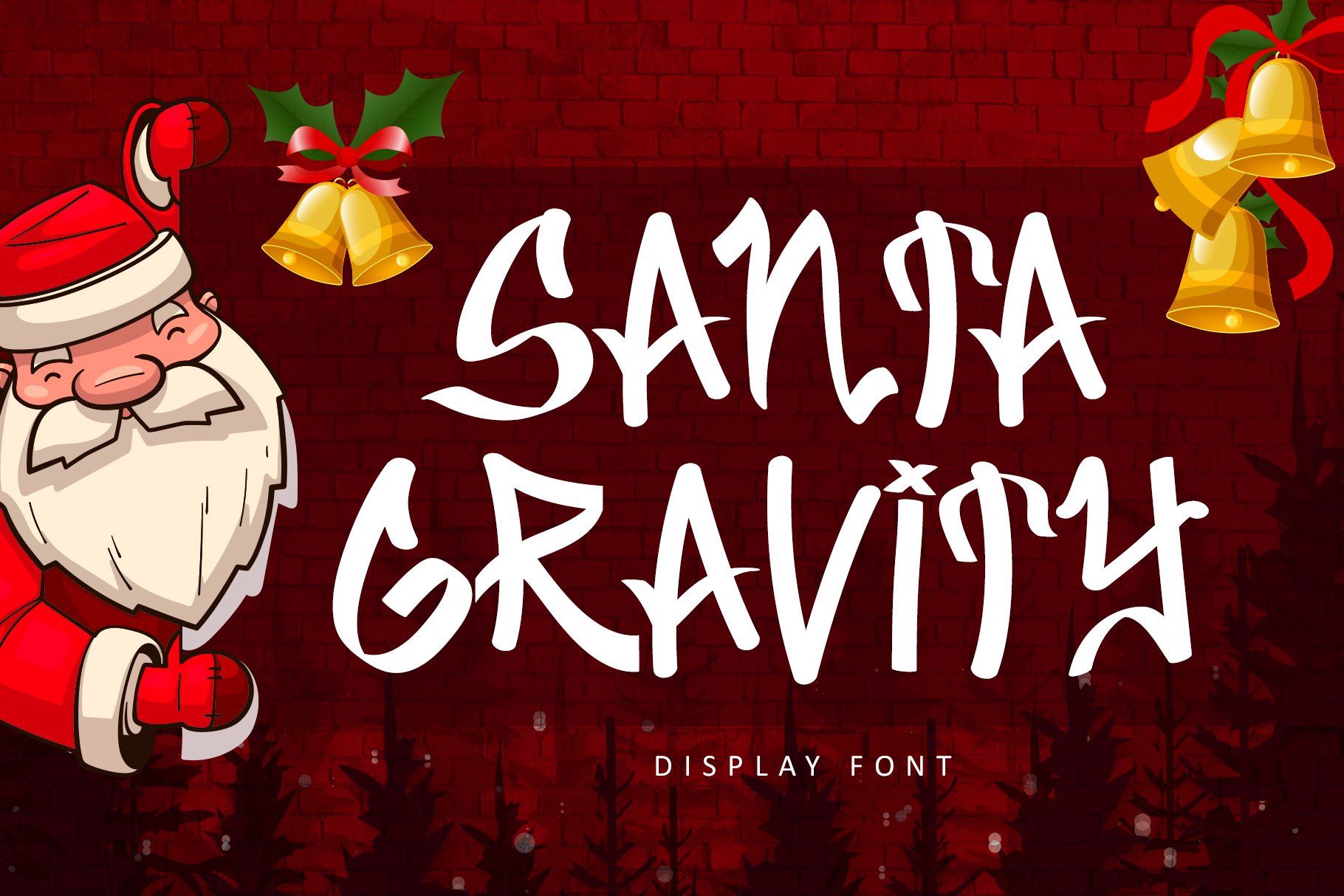 Santa Gravity - Graffiti Font cover image.