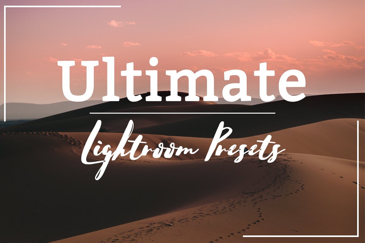 Ultimate Lightroom Presetscover image.