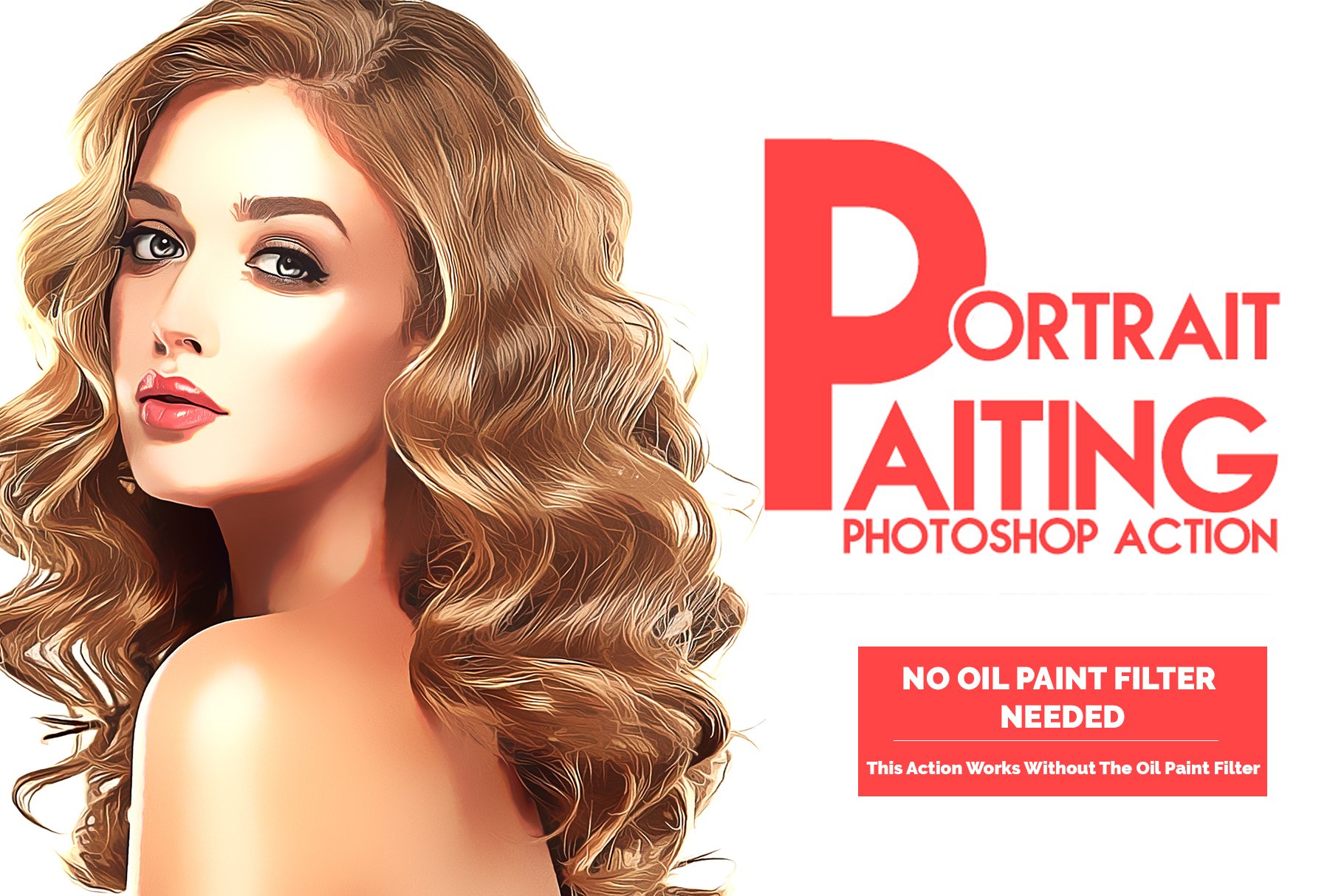 Portrait Painting Photoshop Actioncover image.