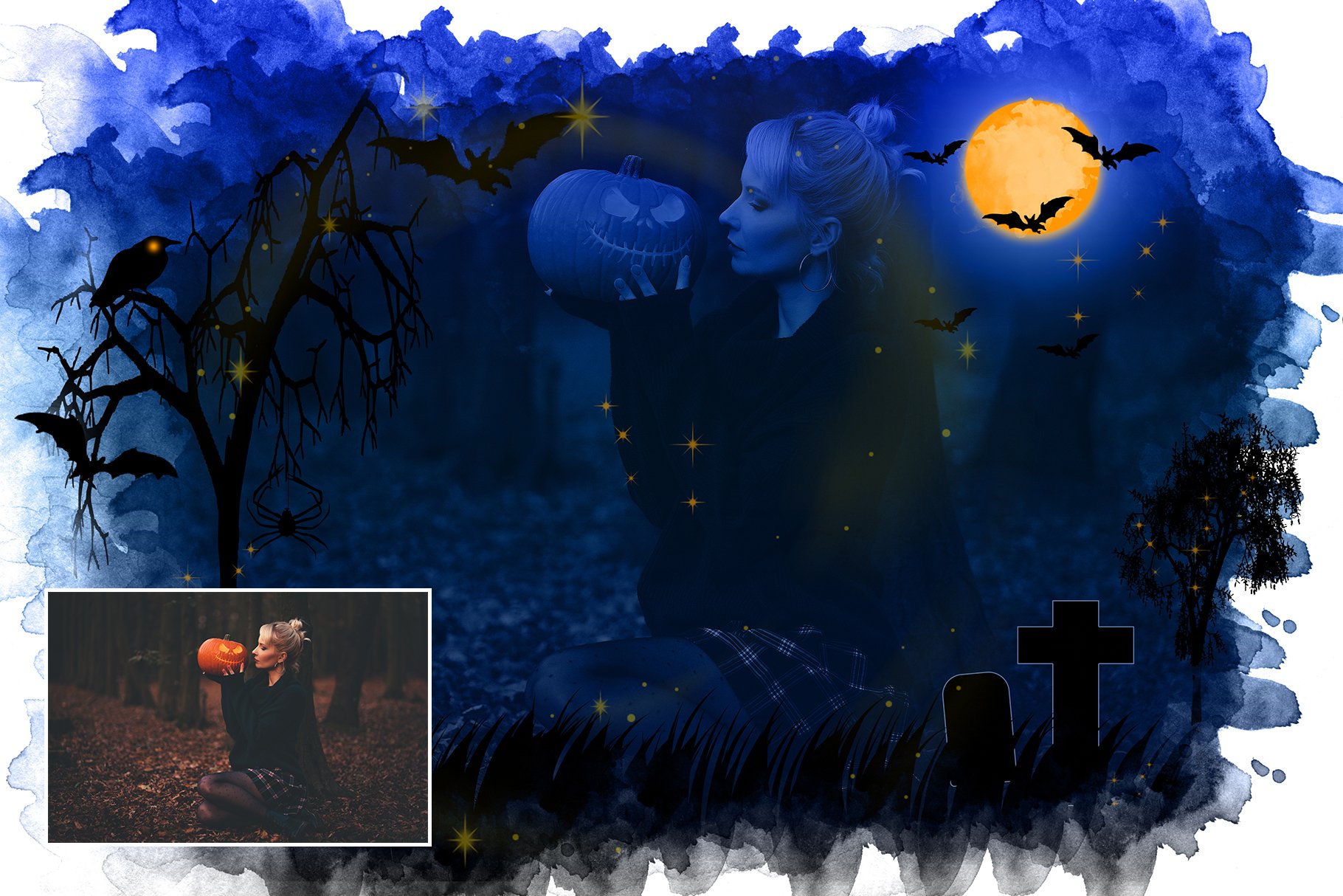 Halloween Photoshop Effectpreview image.