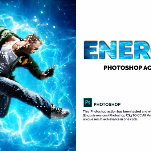 Energy Photoshop Actioncover image.