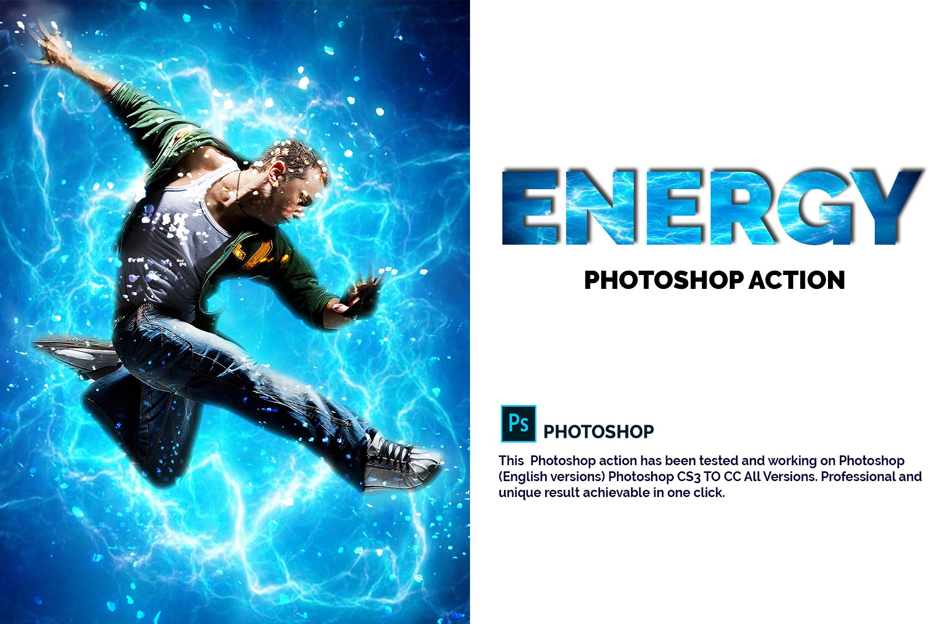 Energy Photoshop Actioncover image.