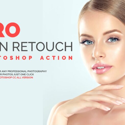 PRO Skin Retouch Photoshop Actioncover image.