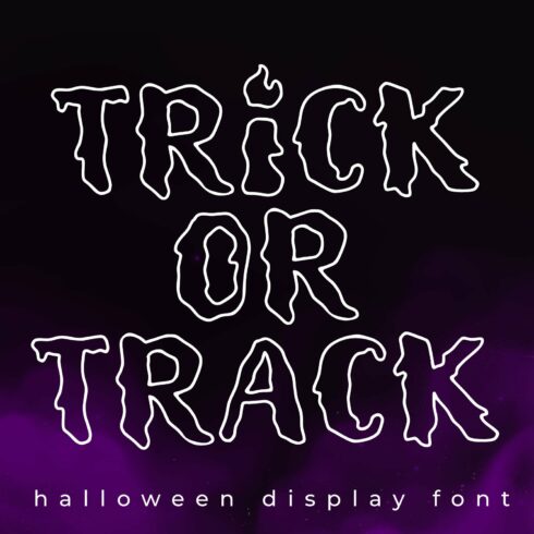 Trick or Track - Halloween Font cover image.