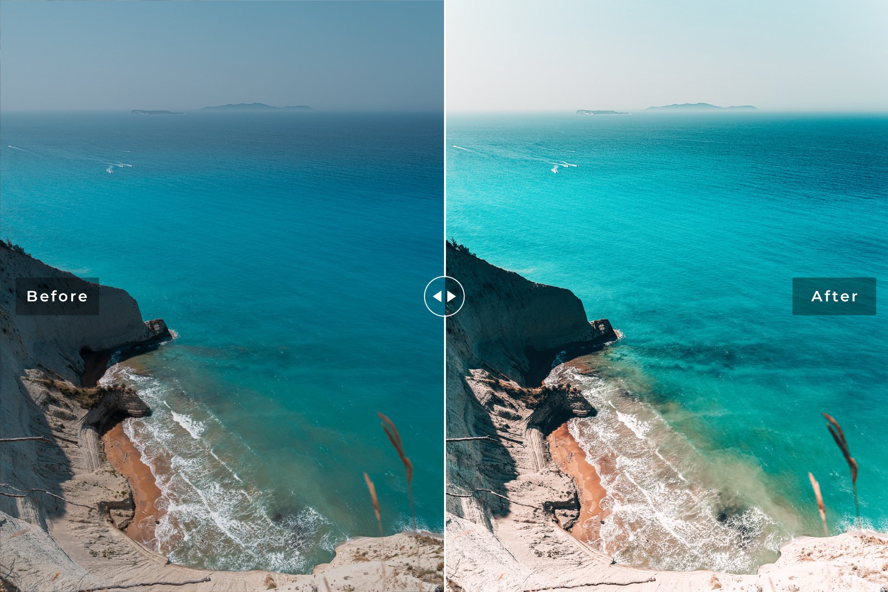 Corfu Pro Lightroom Presetspreview image.