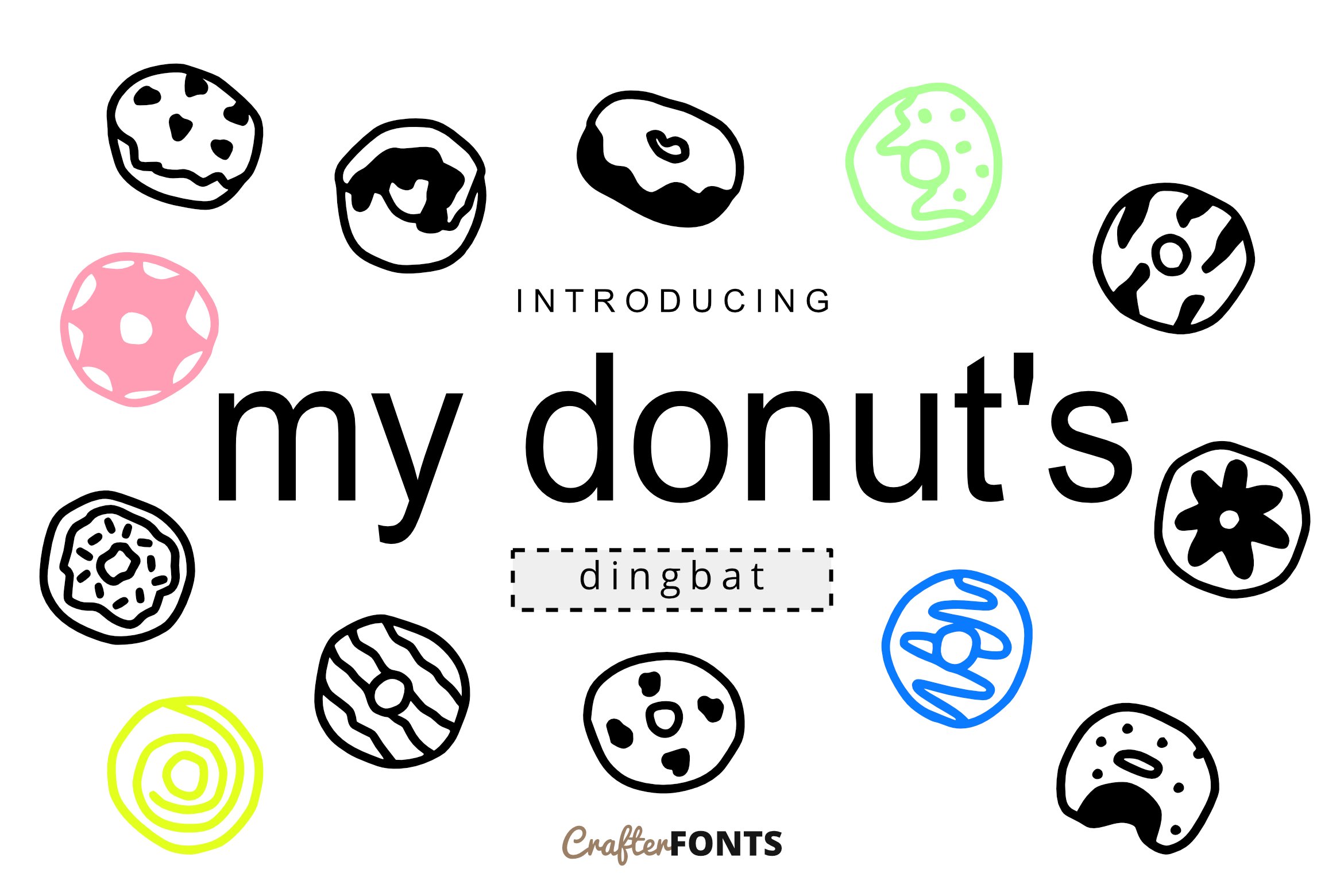 My Donut's Doodle Dingbat cover image.