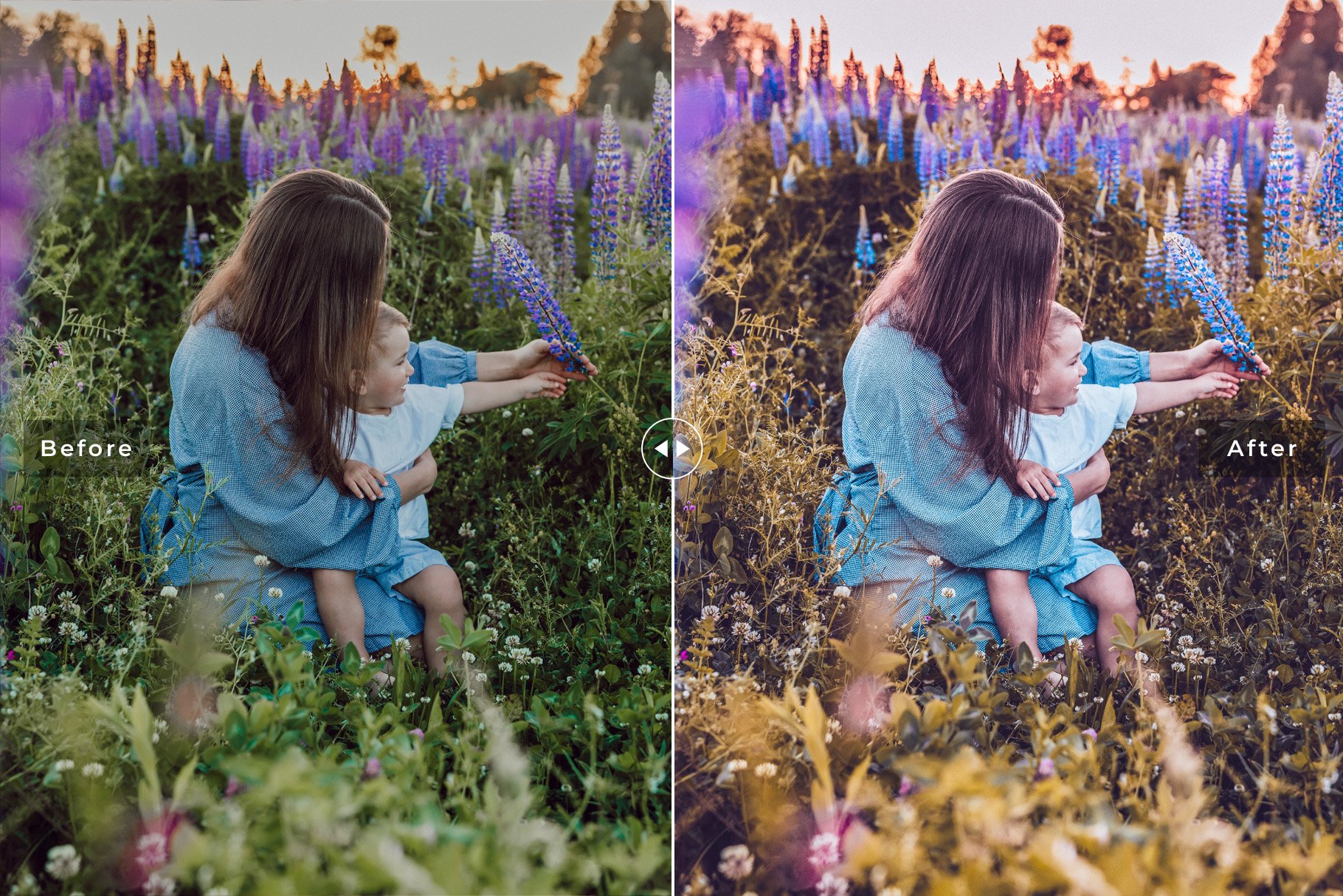 Amethyst Lightroom Presets Packpreview image.