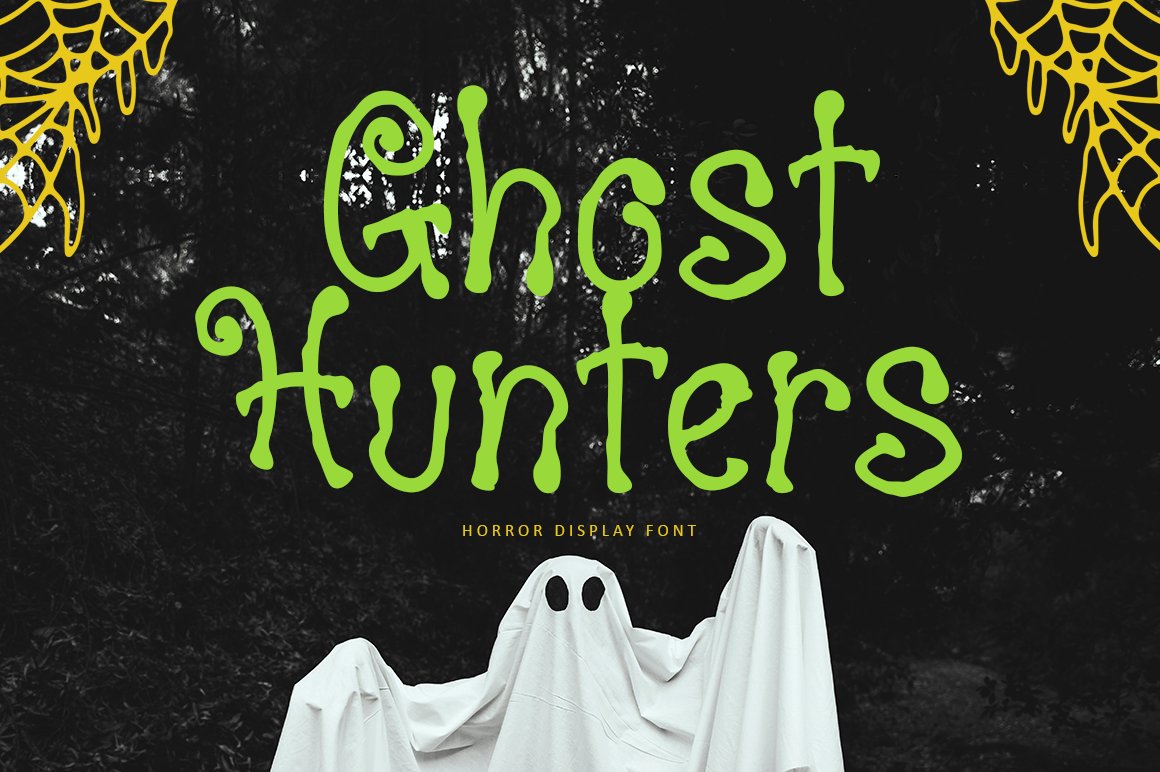 Ghost Hunters - Spooky Display Font cover image.