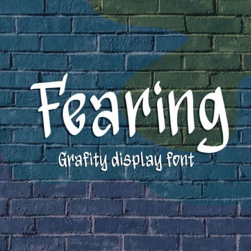 Fearing - Graffiti Display Font cover image.