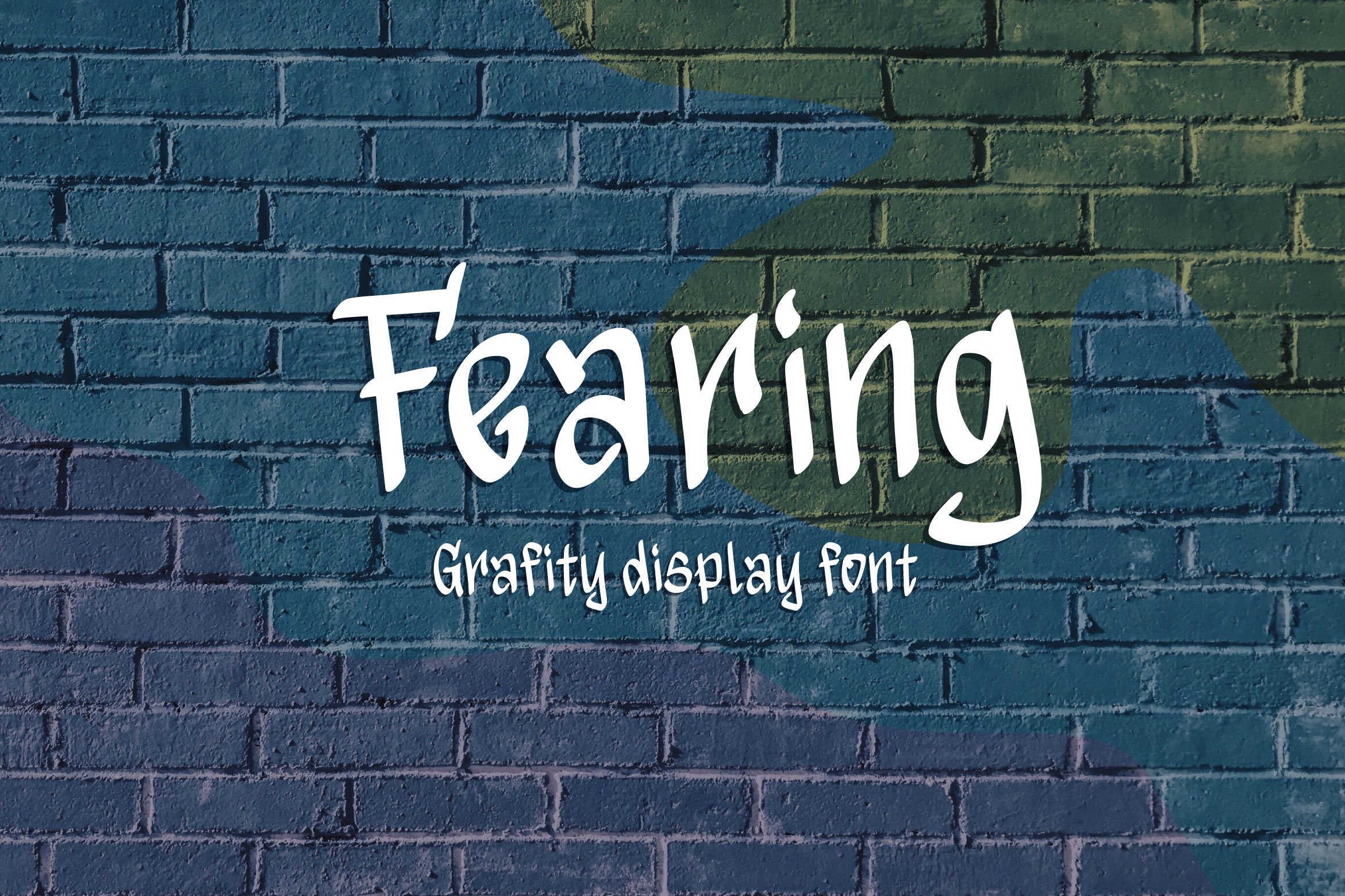 Fearing - Graffiti Display Font cover image.